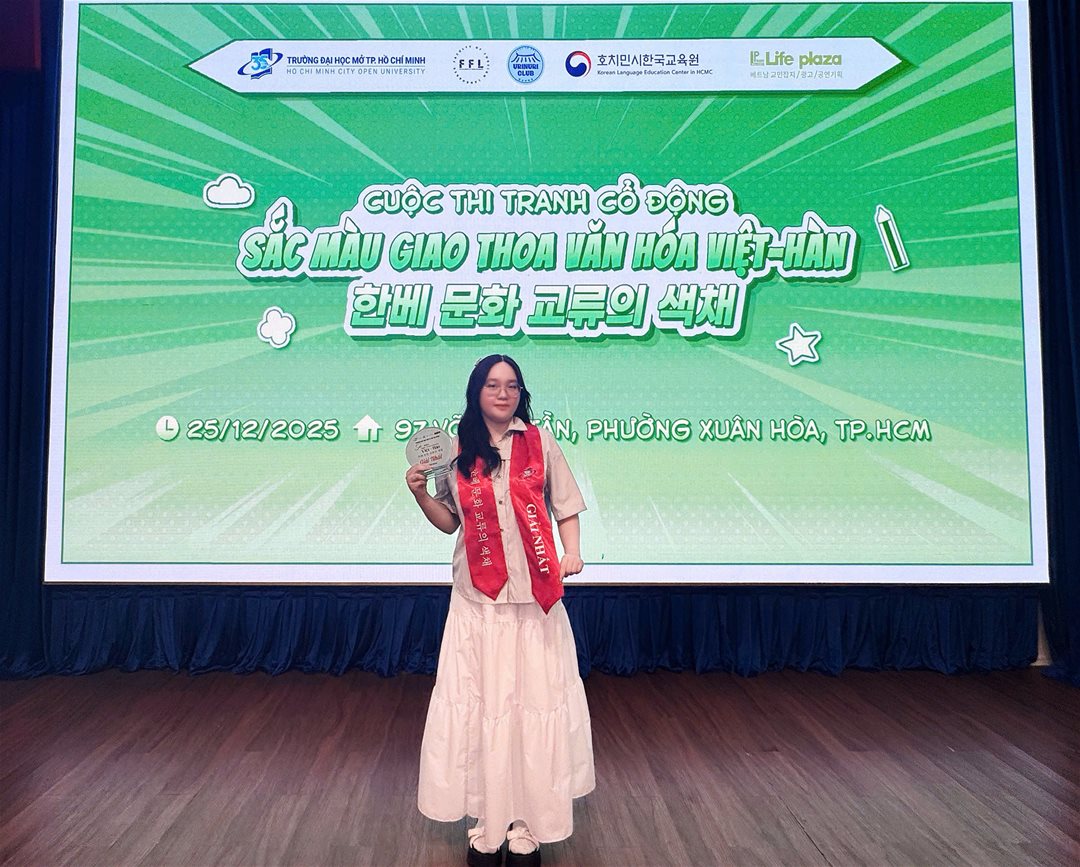 Sinh viên LHU chinh phục sân chơi Việt – Hàn với cú đúp Giải Nhất đầy tự hào